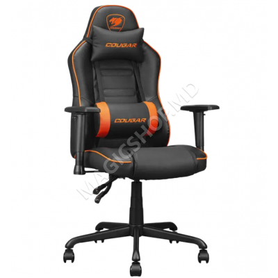 Игровое кресло Cougar Fusion S, обтянутое ПВХ-кожей